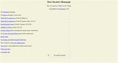 Desktop Screenshot of donchesnut.com
